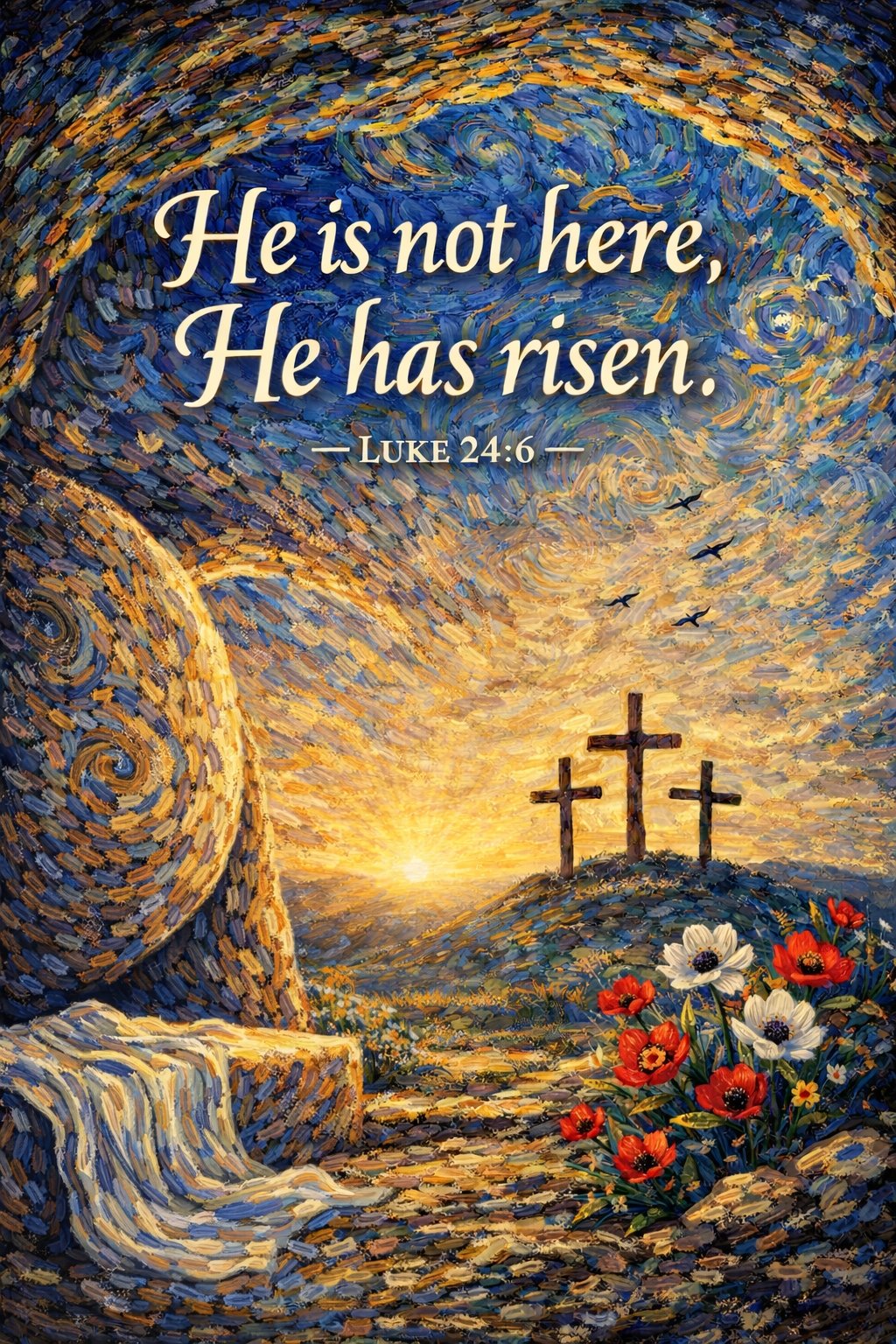 The risen morning glow